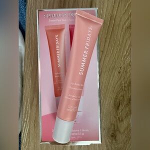 Summer Fridays Sweet Pink and Peach Lip Balm Set